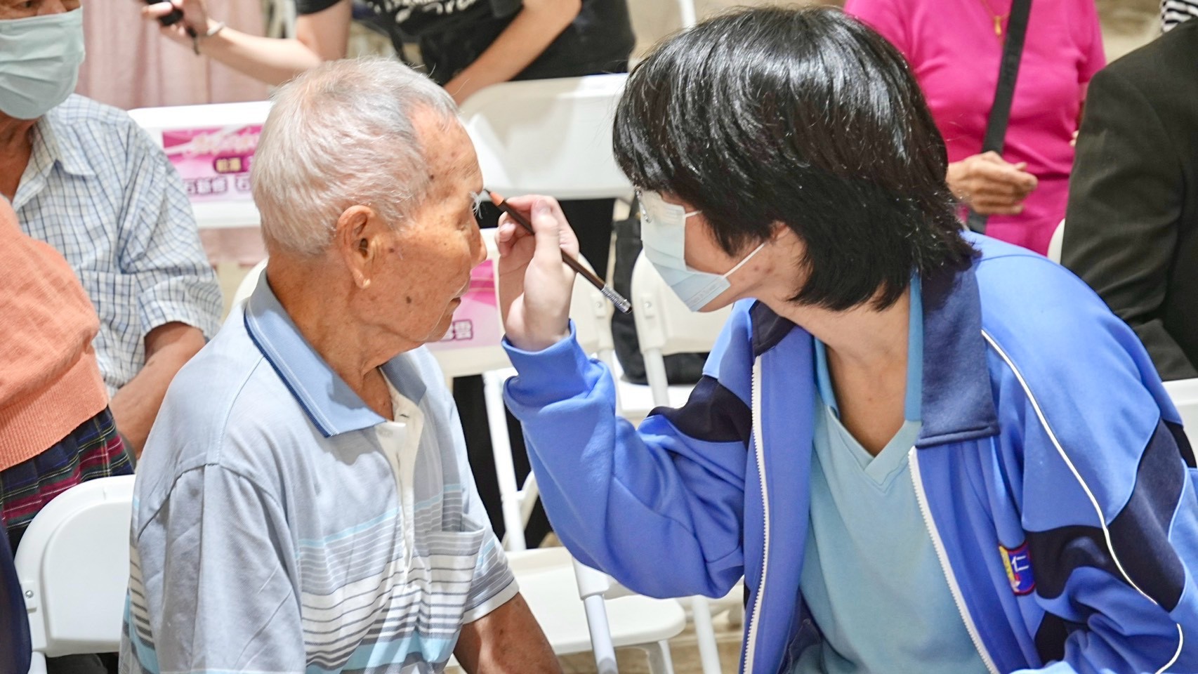 115.08.22日嘉義縣太保市黃金鑽石婚長輩表揚活動彩妝服務